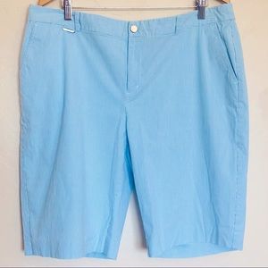 Ralph Lauren Active Striped Shorts Sz 16W